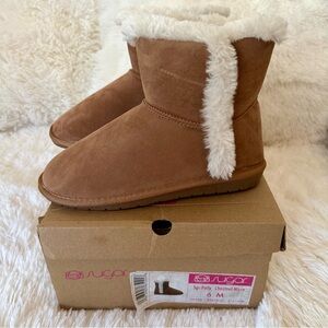 Sugar Women's Chestnut Fur-Lined Boots Size: 6 NWT
